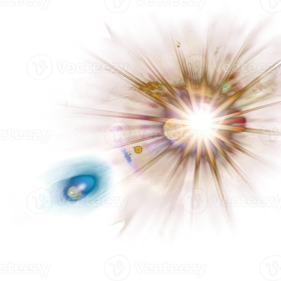 lens flare on a plain transparency background png
