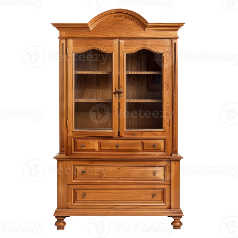 Hutch front view full length isolate on transparency background png