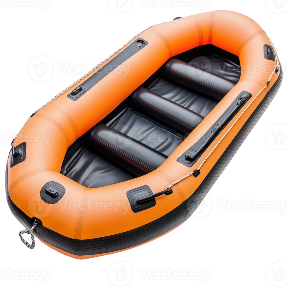 inflatable Boat isolate on transparency background png