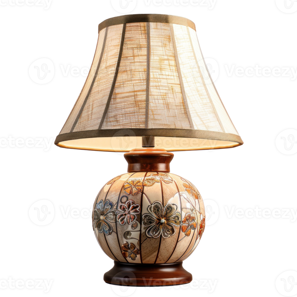 Table Lamps isolate on transparency background png