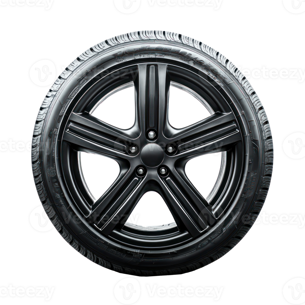 Car tire isolate on transparency background png