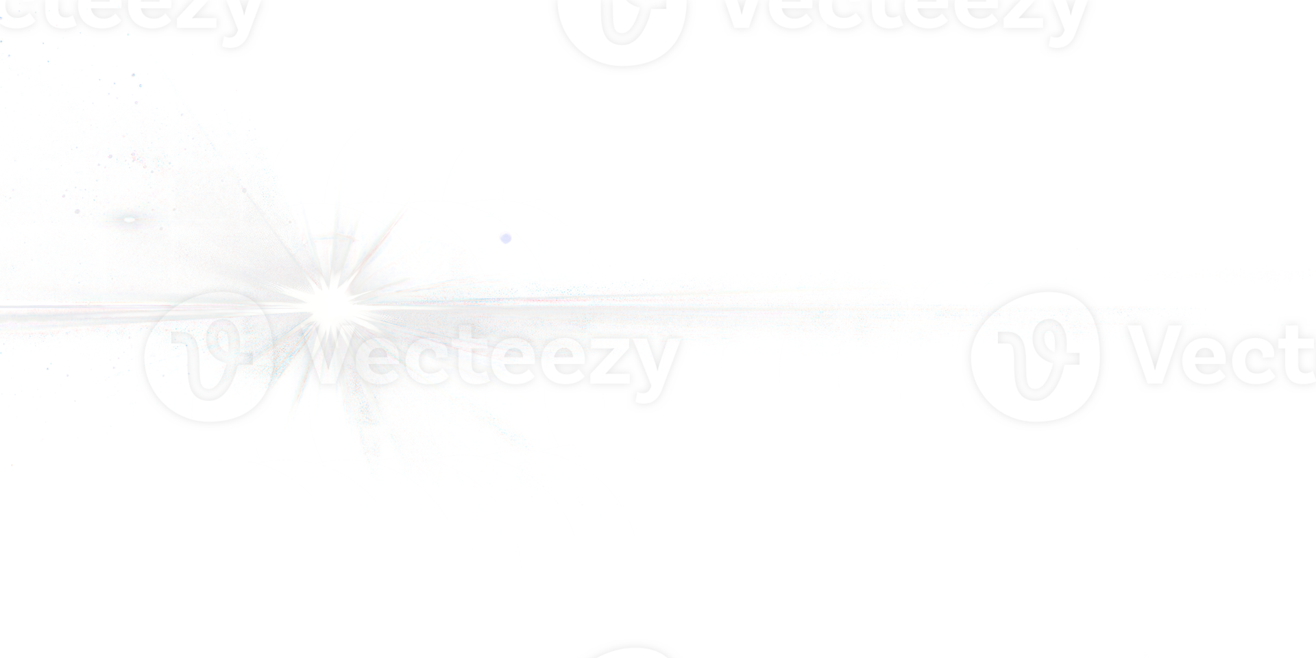 white light flare isolate on transparency background png