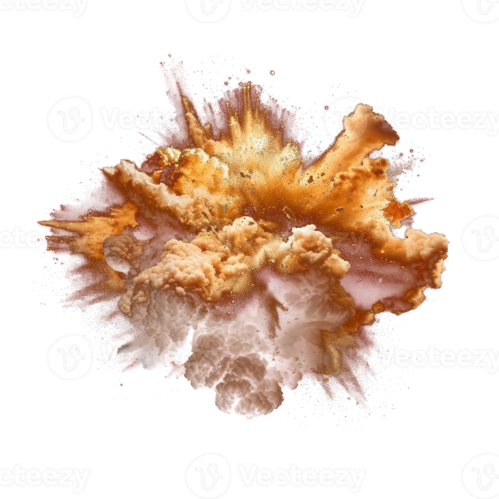 explosion on transparency background png