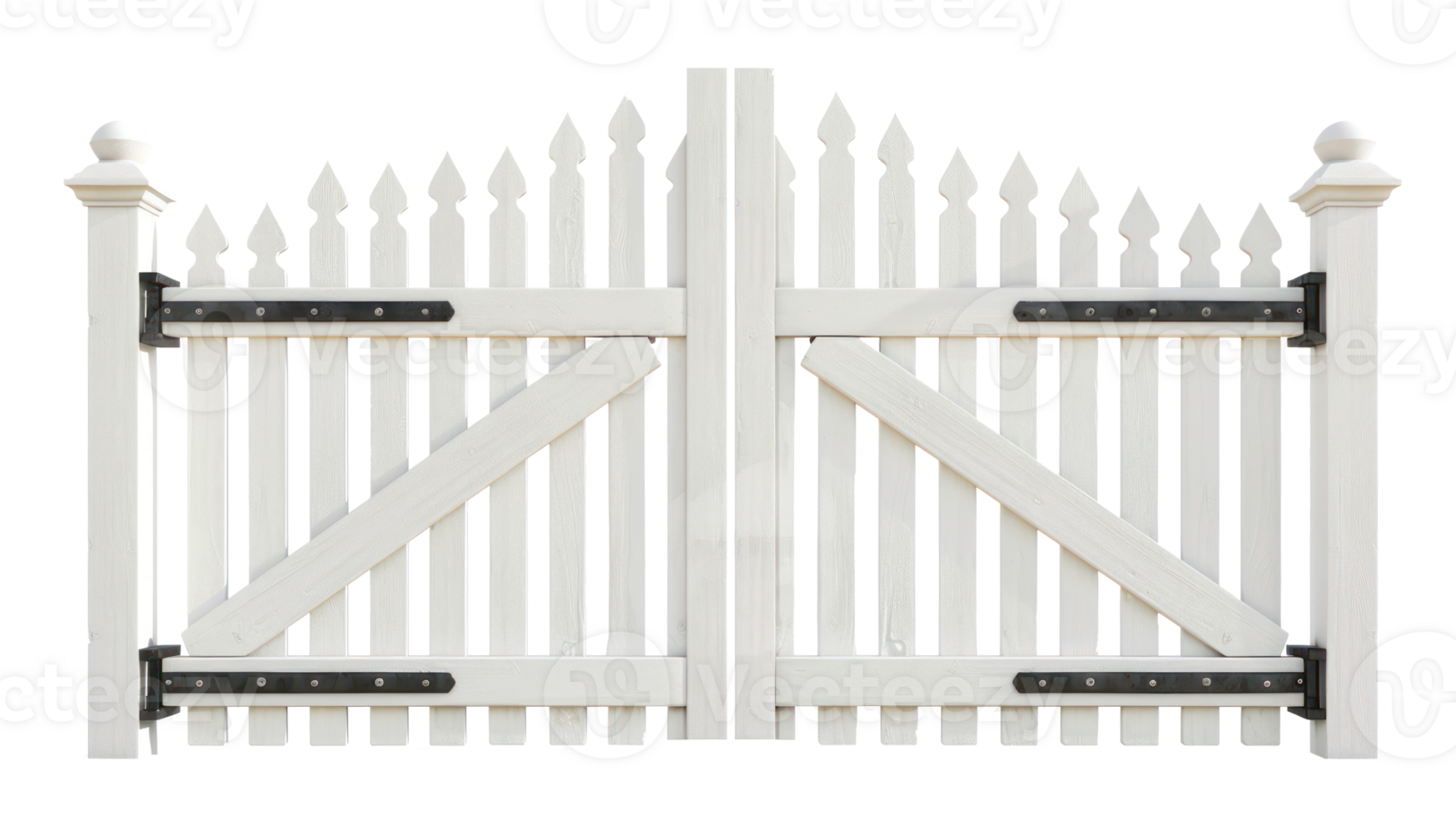 Picket Gate isolate on transparency background png