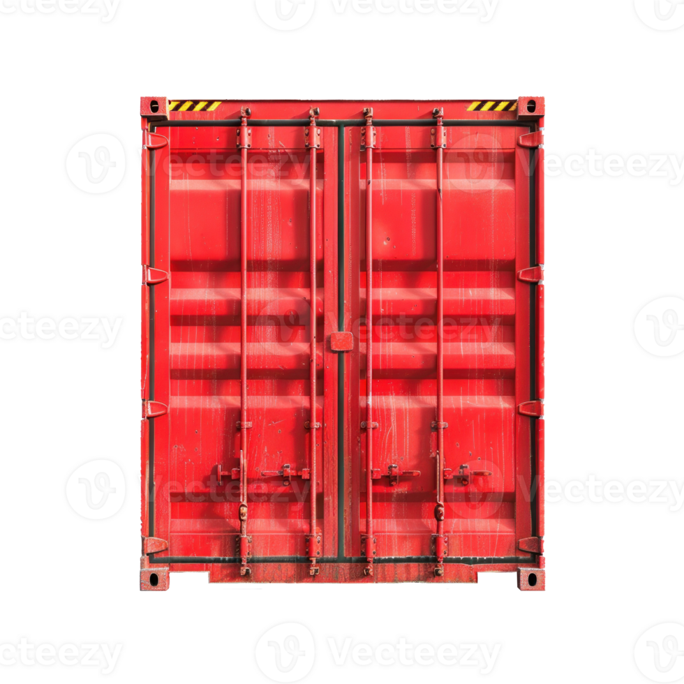Storage Containers front view full length isolate on transparency background png