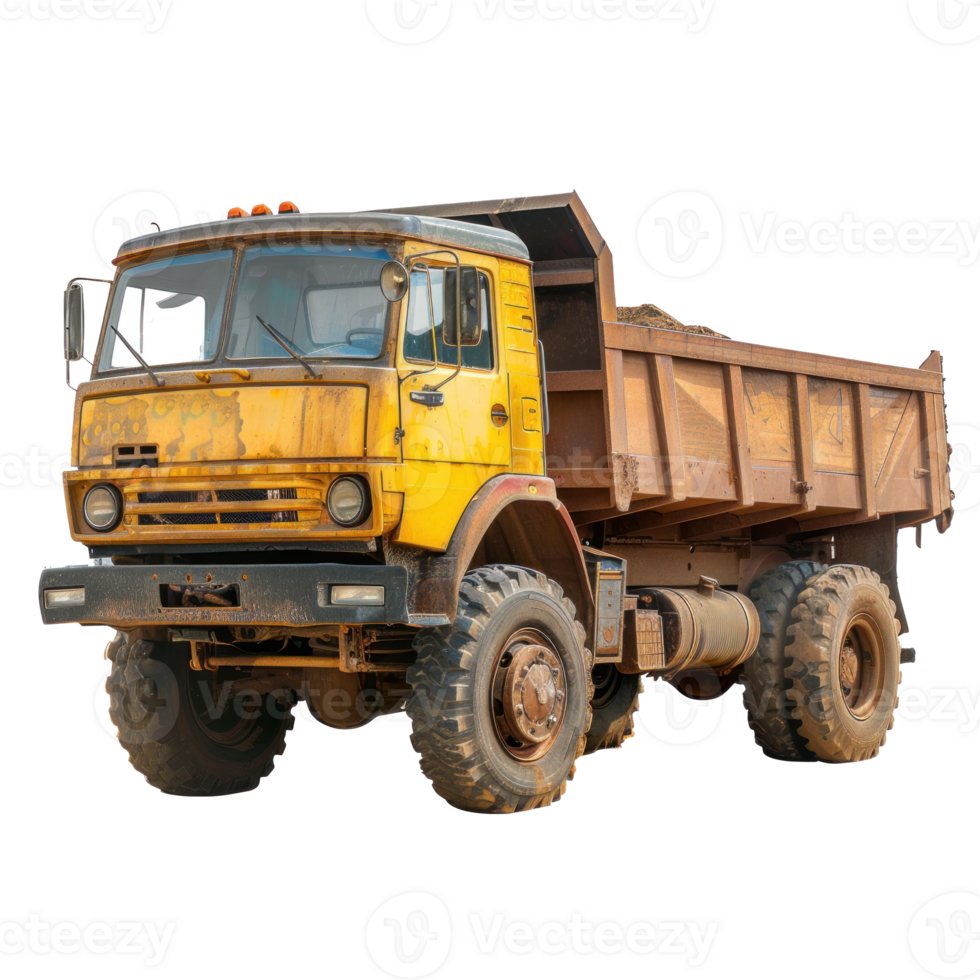 Dump Truck isolate on transparency background png