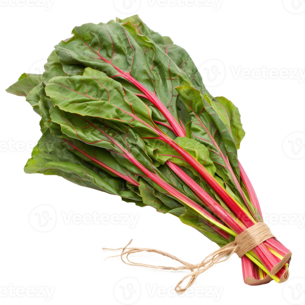 Bundle of Chard isolate on transparency background png