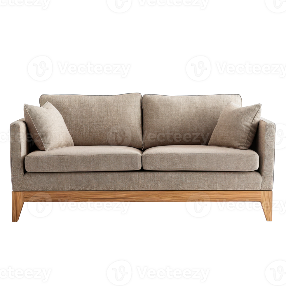 Bridgewater Sofa front view full length isolate on transparency background png