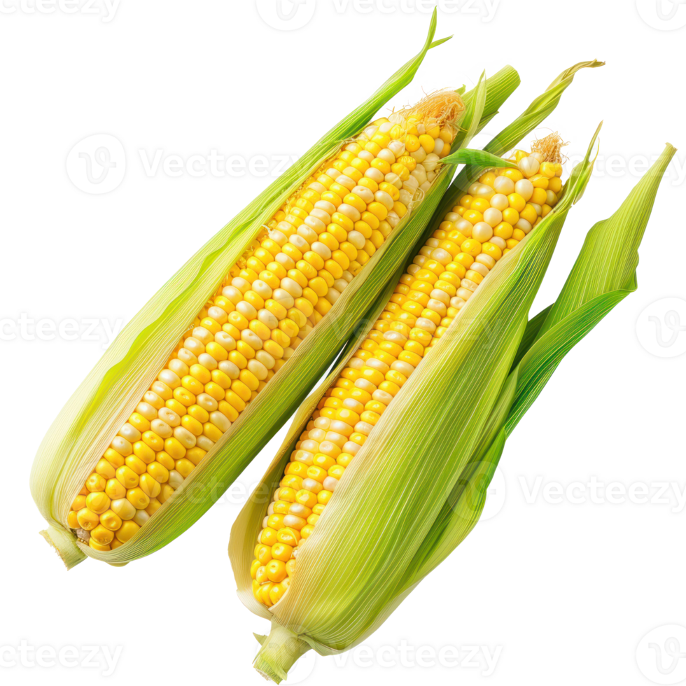Pile of corn isolate on transparency background png