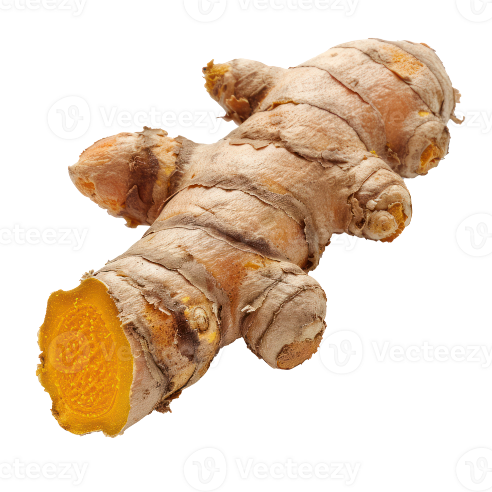 Turmeric isolate on transparency background png