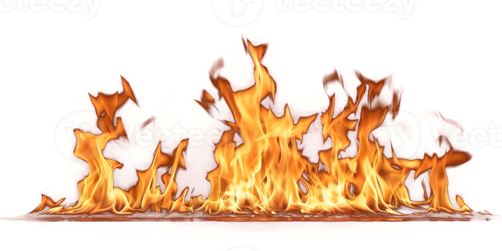 Fire isolate on transparency background png