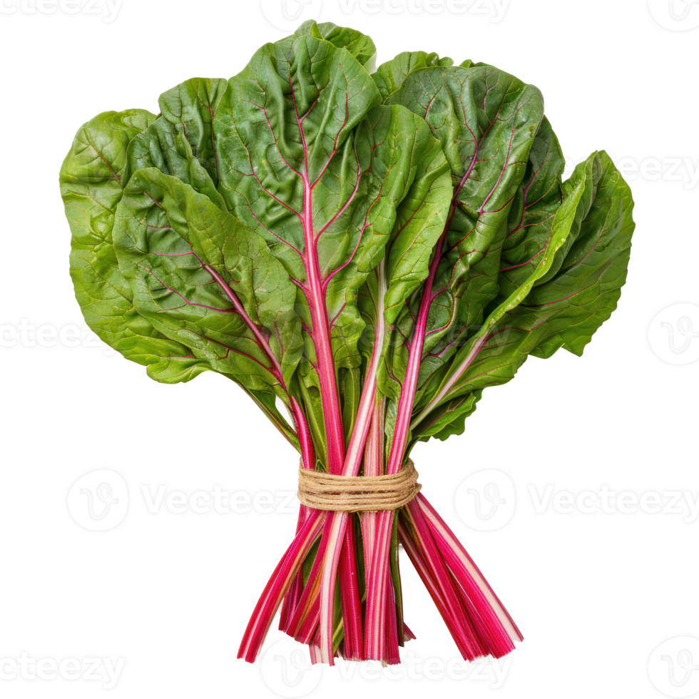 Bundle of Chard isolate on transparency background png