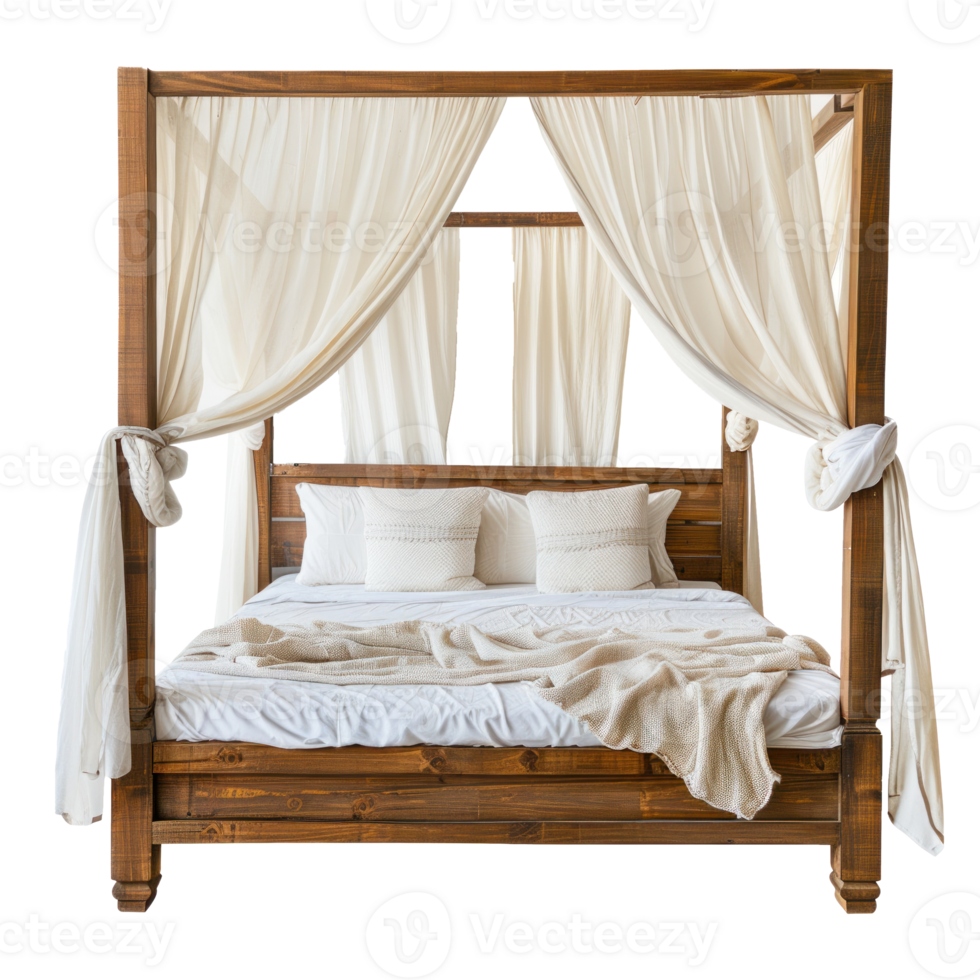 Poster Bed isolate on transparency background png
