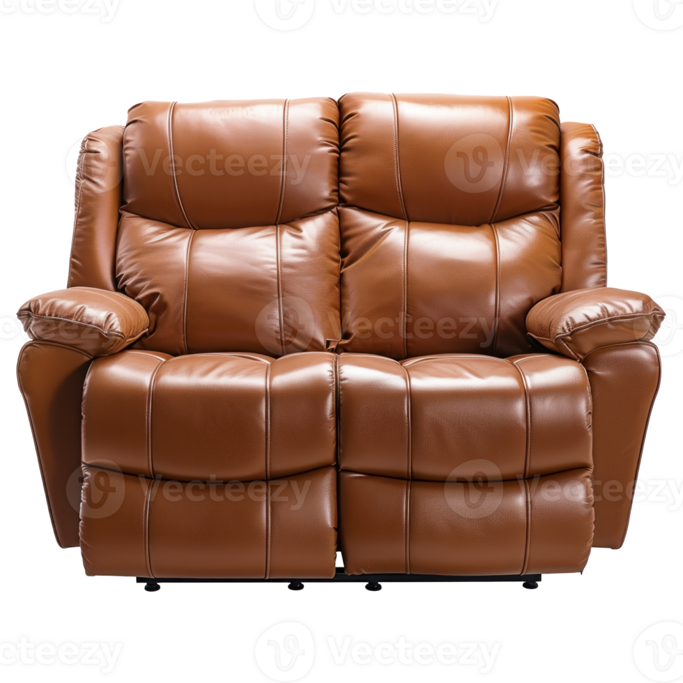 Reclining Sofa isolate on transparency background png