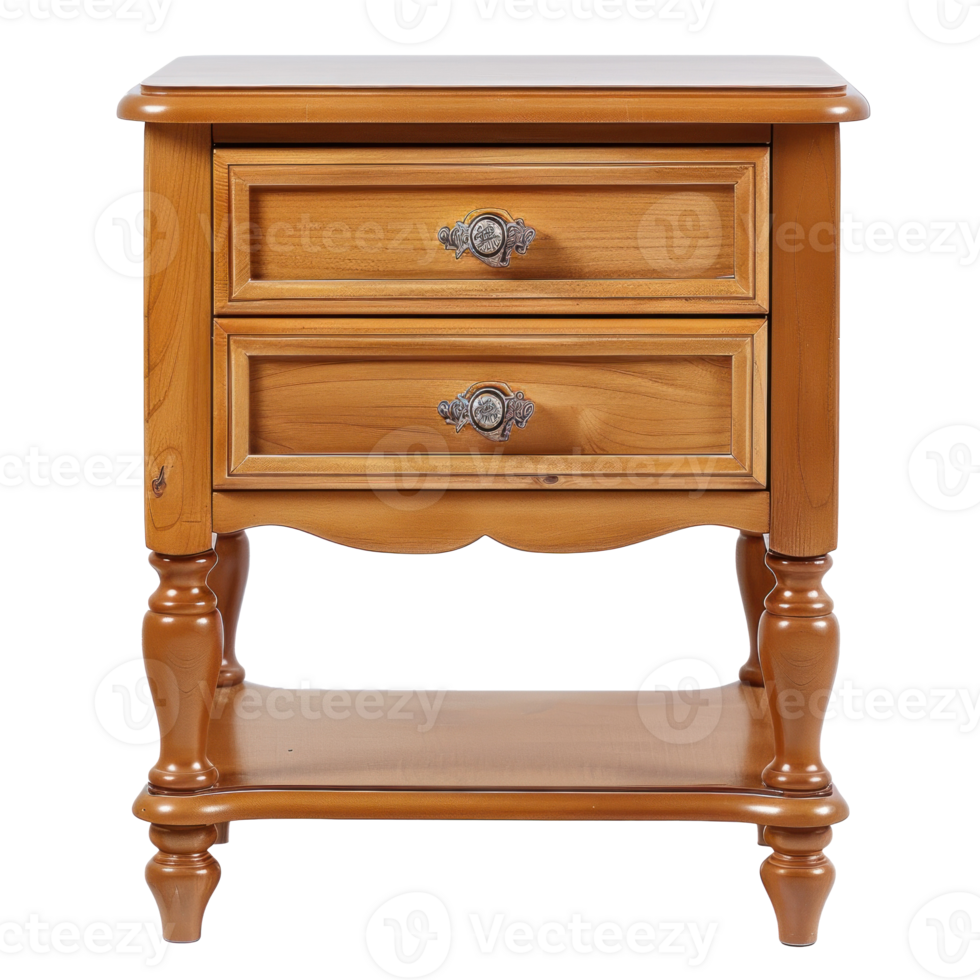 Bedside Table isolate on transparency background png