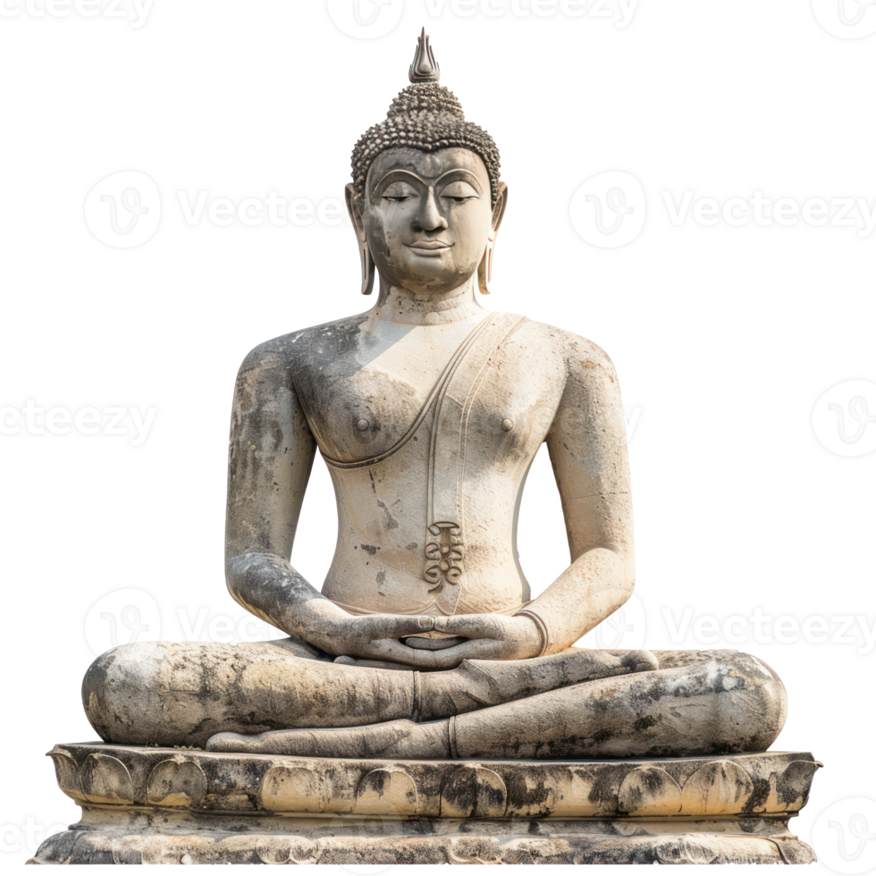 Buddha status isolate on transparency background png