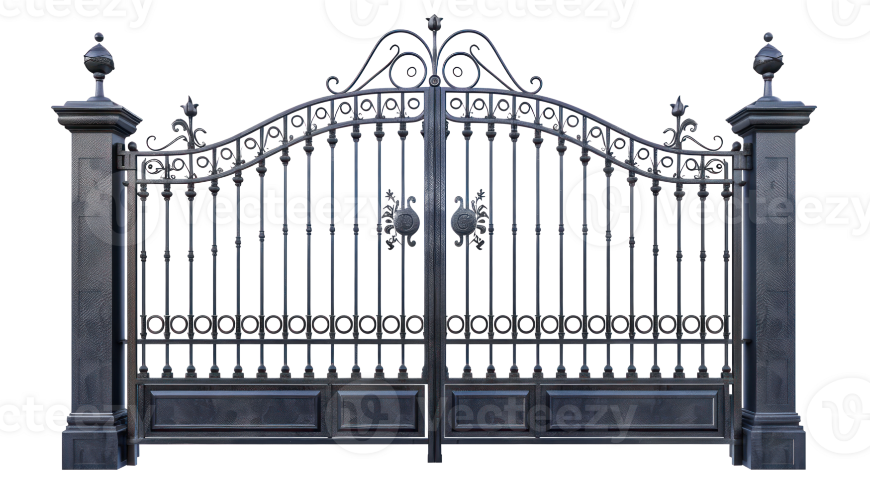 Pedestrian Gates isolate on transparency background png