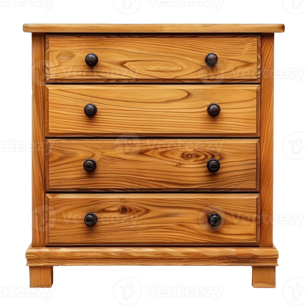 Chest of Drawers isolate on transparency background png