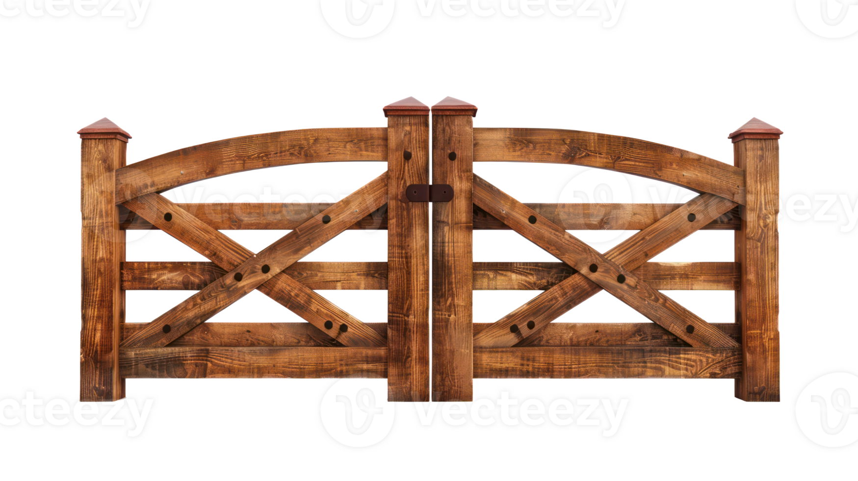 Wooden Gate isolate on transparency background png