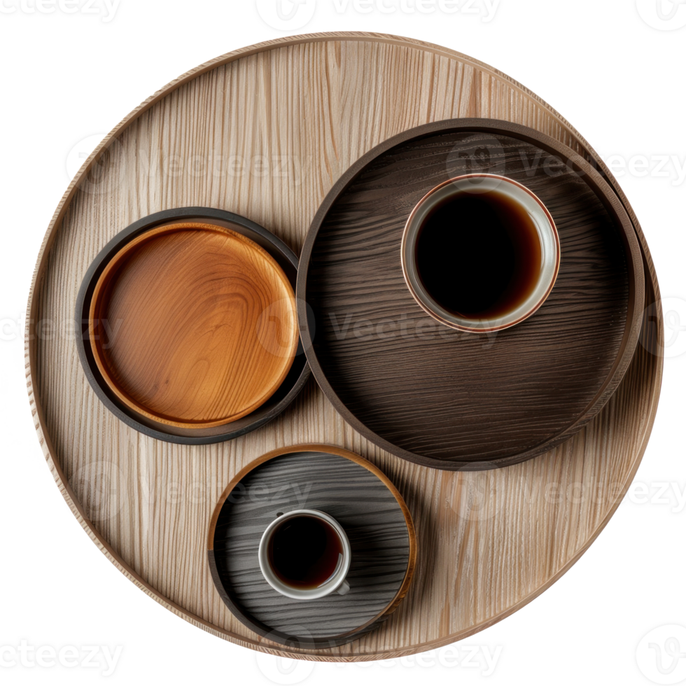 Coffee Table top view full length isolate on transparency background png