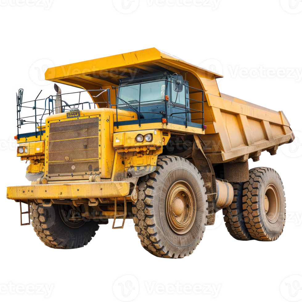 Articulated Dump Truck isolate on transparency background png
