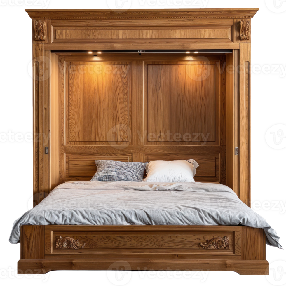 Murphy Bed isolate on transparency background png