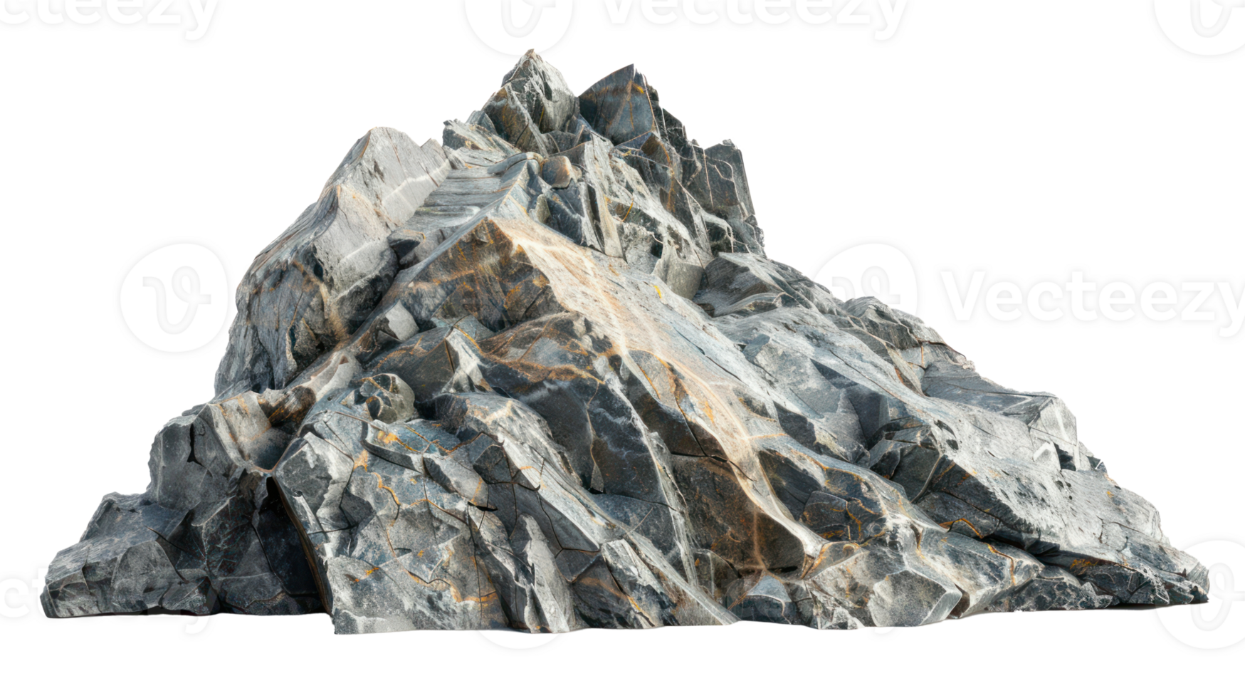 Rock Mountain isolate on transparency background png