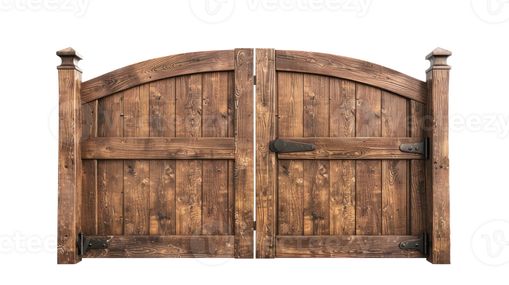 Wooden Gate isolate on transparency background png