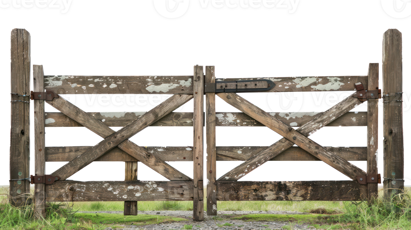 Farm Gate isolate on transparency background png