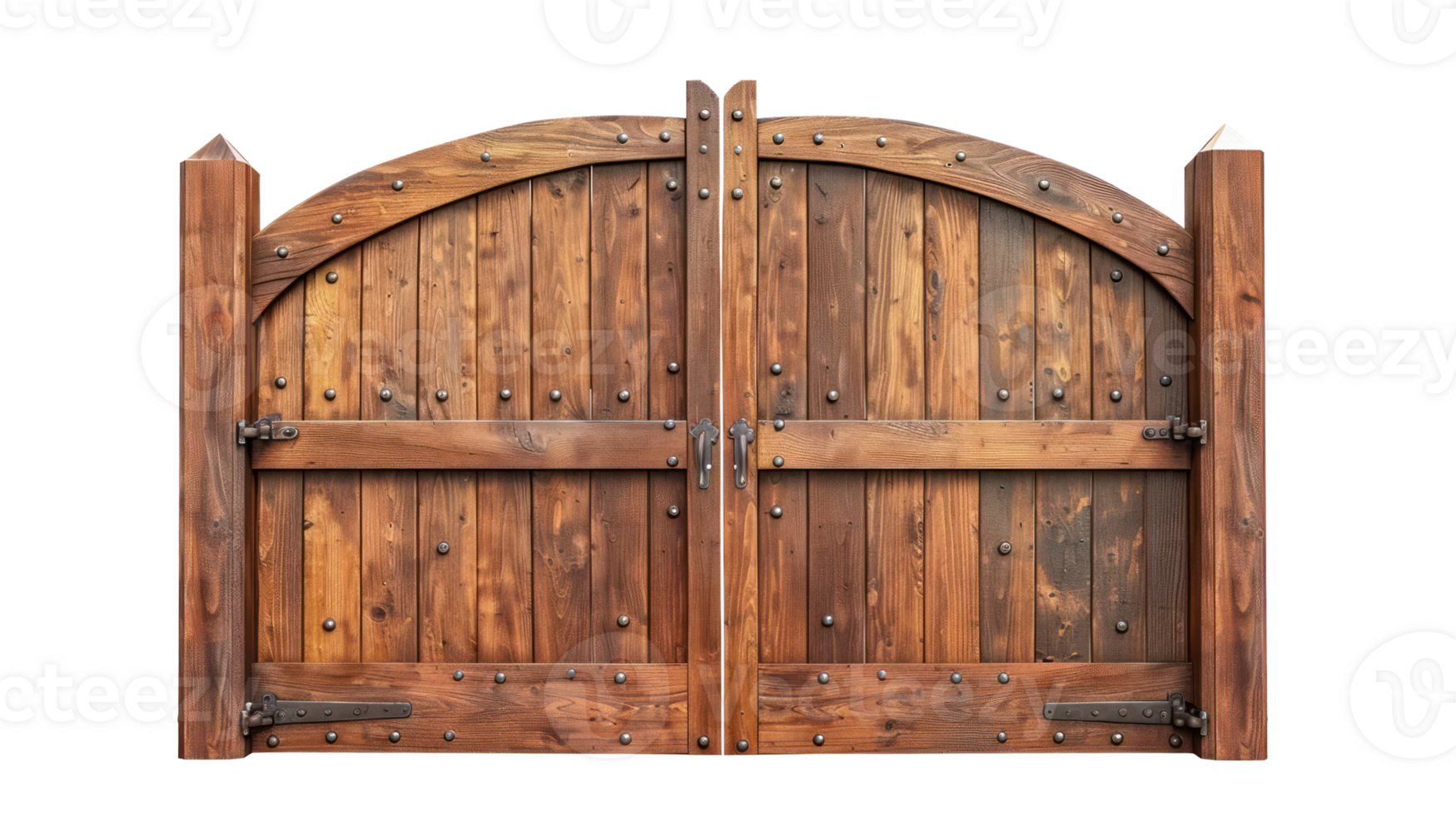 Wooden Gate isolate on transparency background png