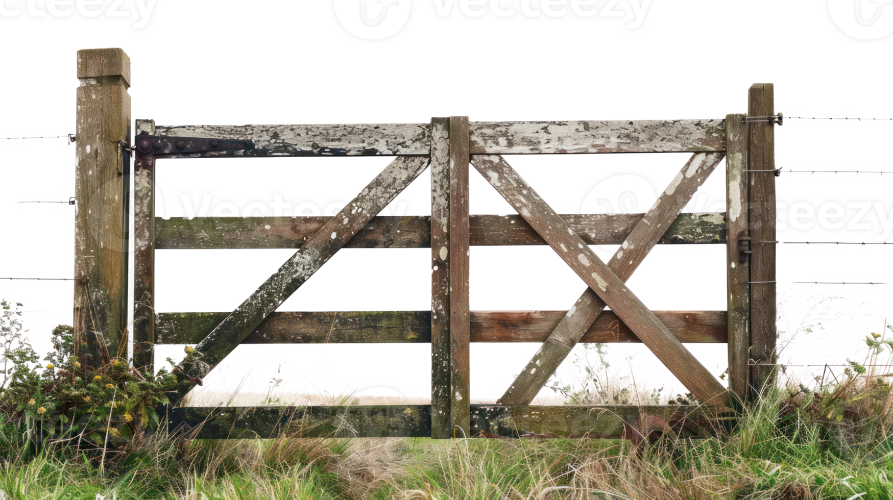 Farm Gate isolate on transparency background png