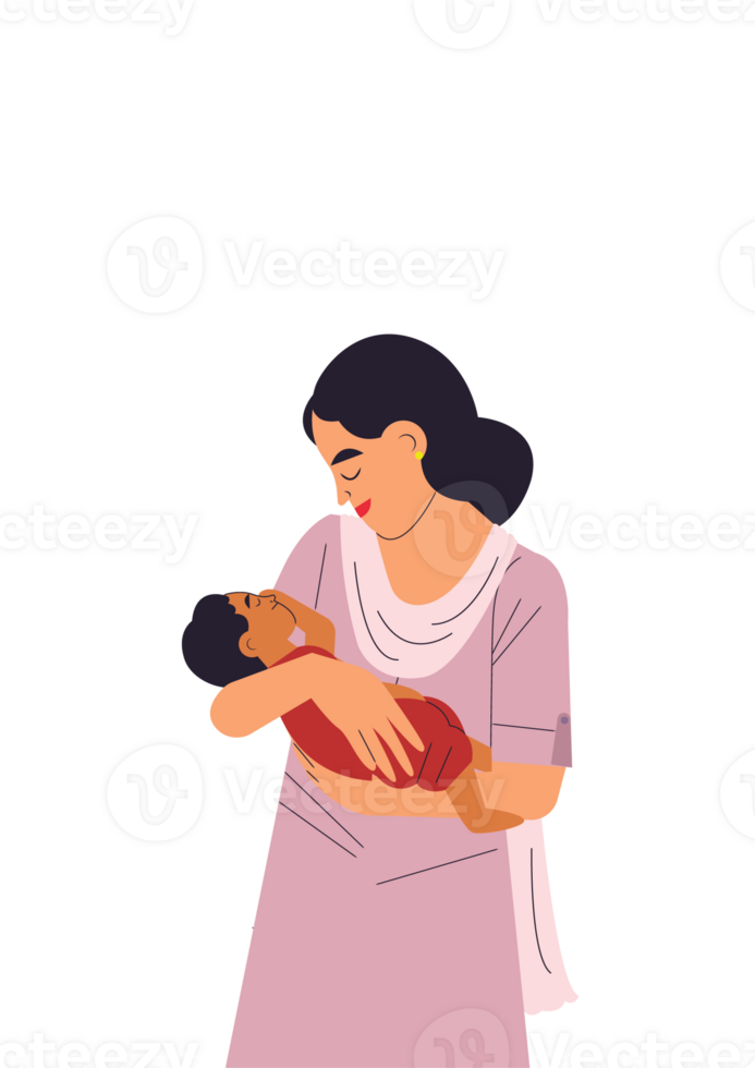 mother and baby png