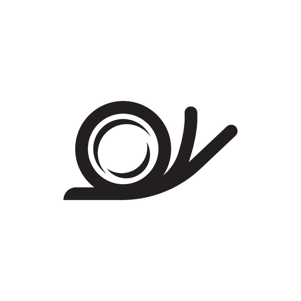snail logo template icon illustration design graphic vector