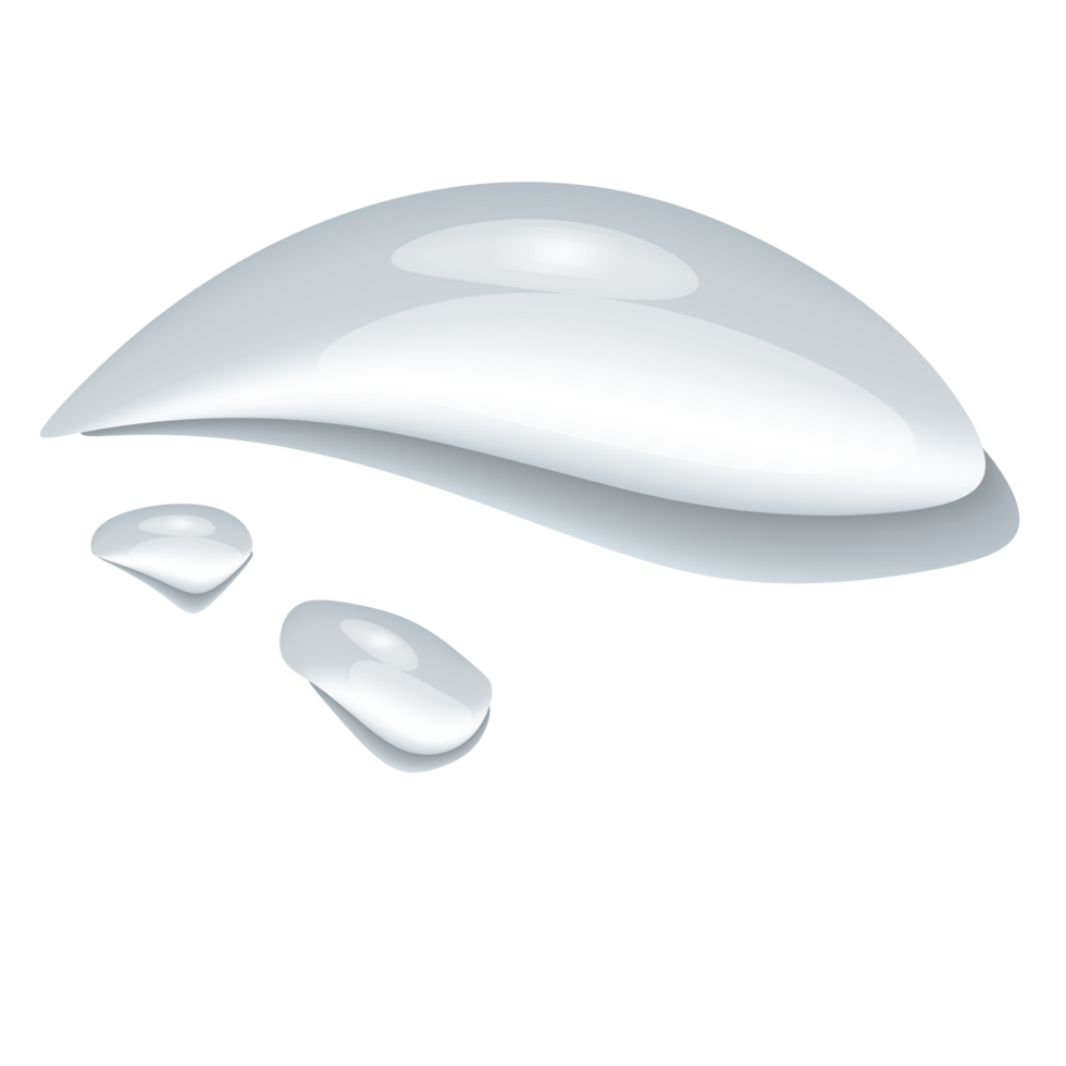 a waterdrop splash isolated on background png