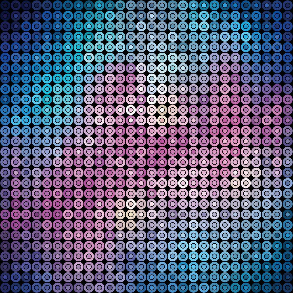 Vibrant Gradient Dots Pattern in Blue and Purple Tones vector