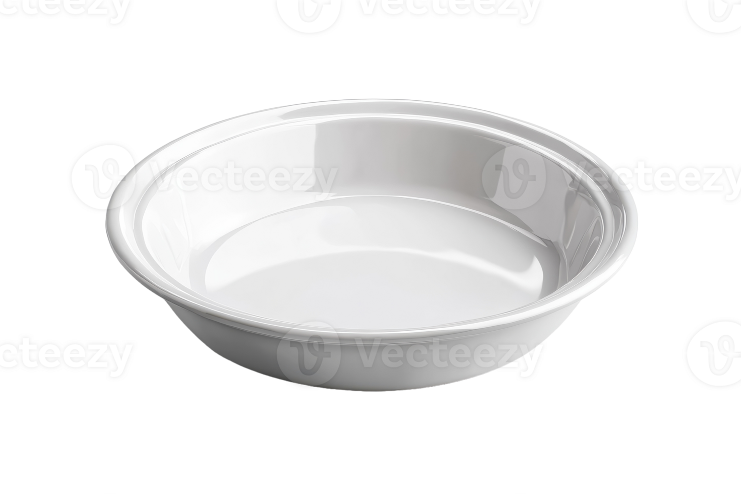 Simple white ceramic bowl ideal for serving meals or displaying decorative items at home png