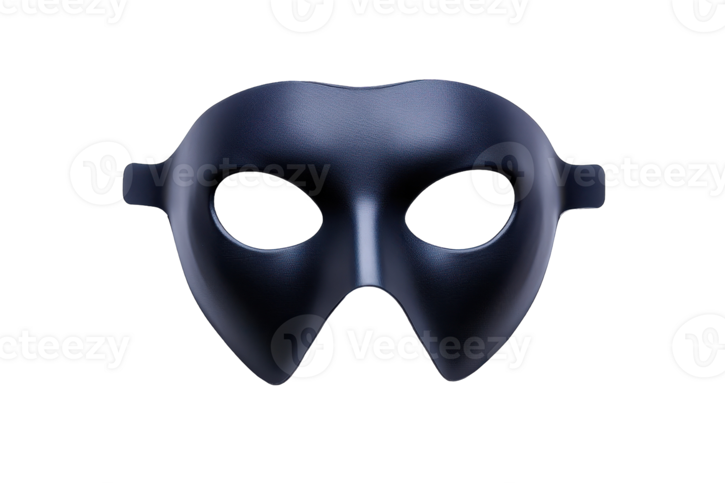 A close-up of a black masquerade mask designed for costume parties or theatrical performances png