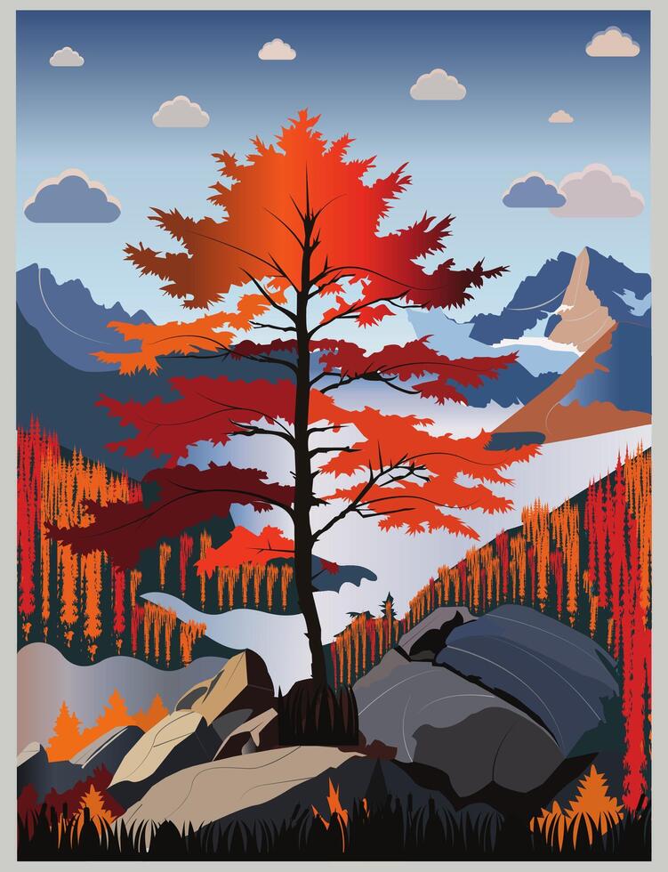 landscaper T shirt design vector