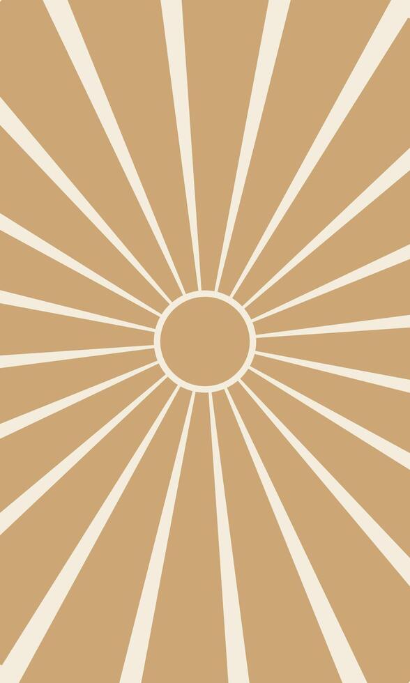 A vertical background of color rays in a circle vector