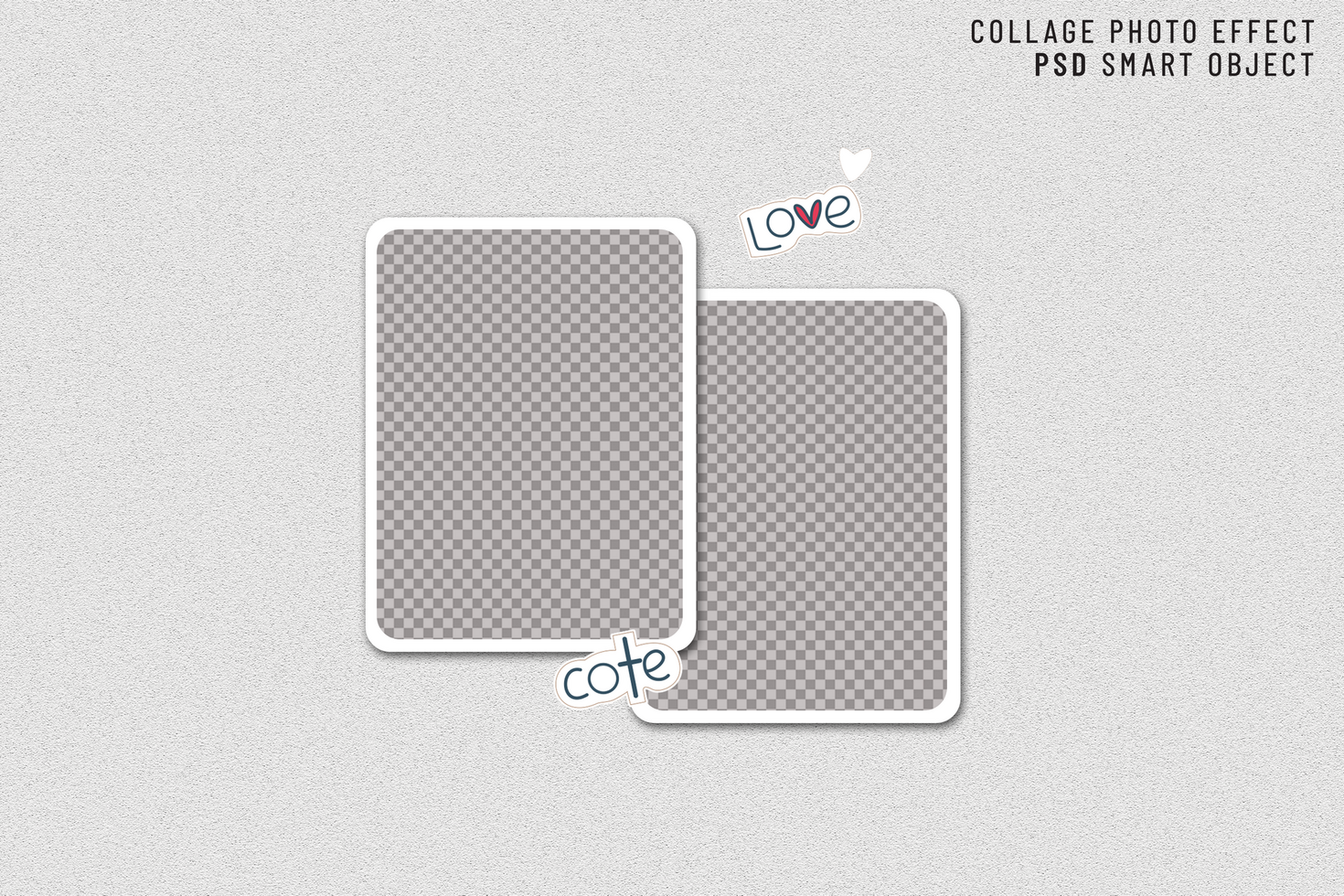 Collage photo photo Effect album Template psd