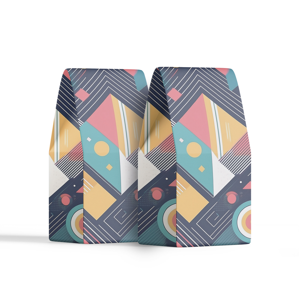 Stand up pouch bag mockup editable for presentation your design psd