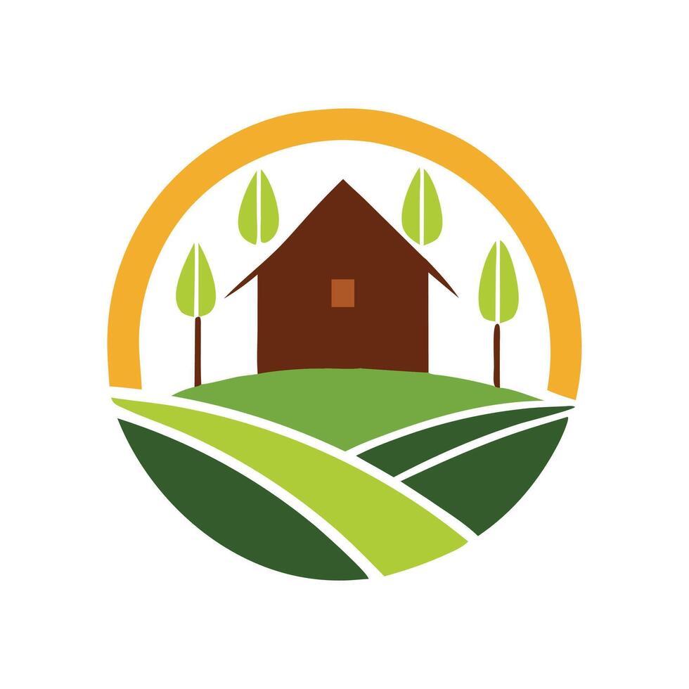 Modern Agriculture Logo. vector