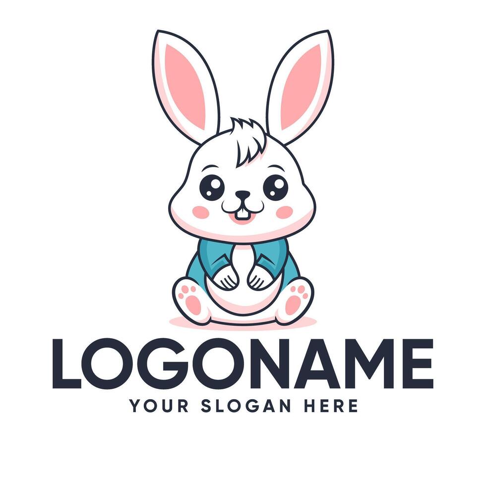 Rabbit logo Design vector