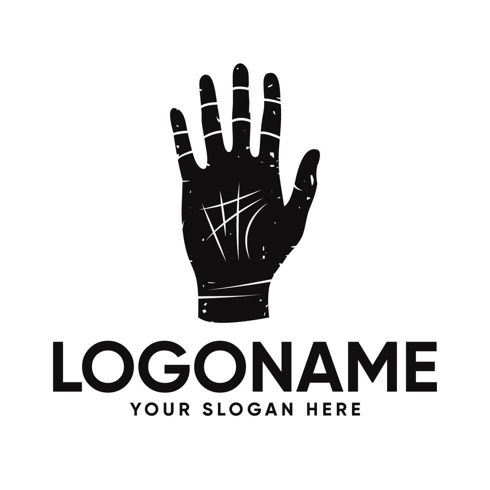 Hand Logo Design vector