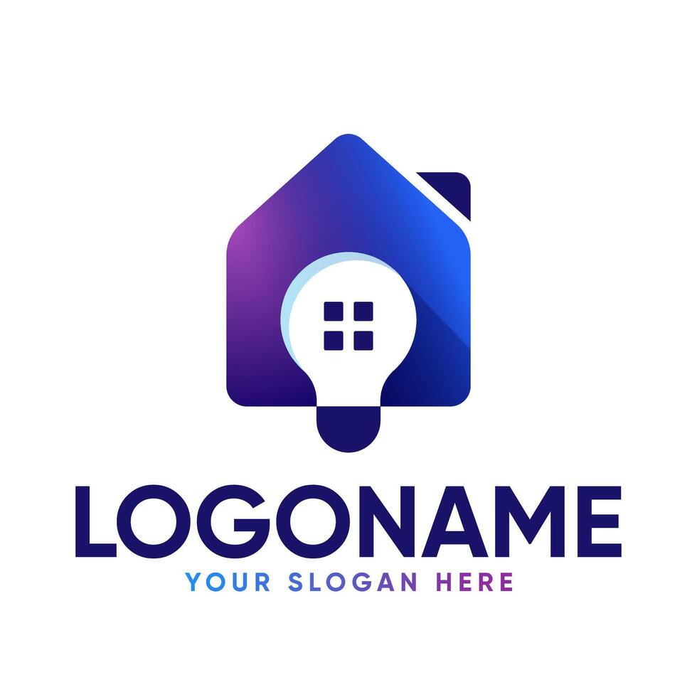 House Light Logo Design vector