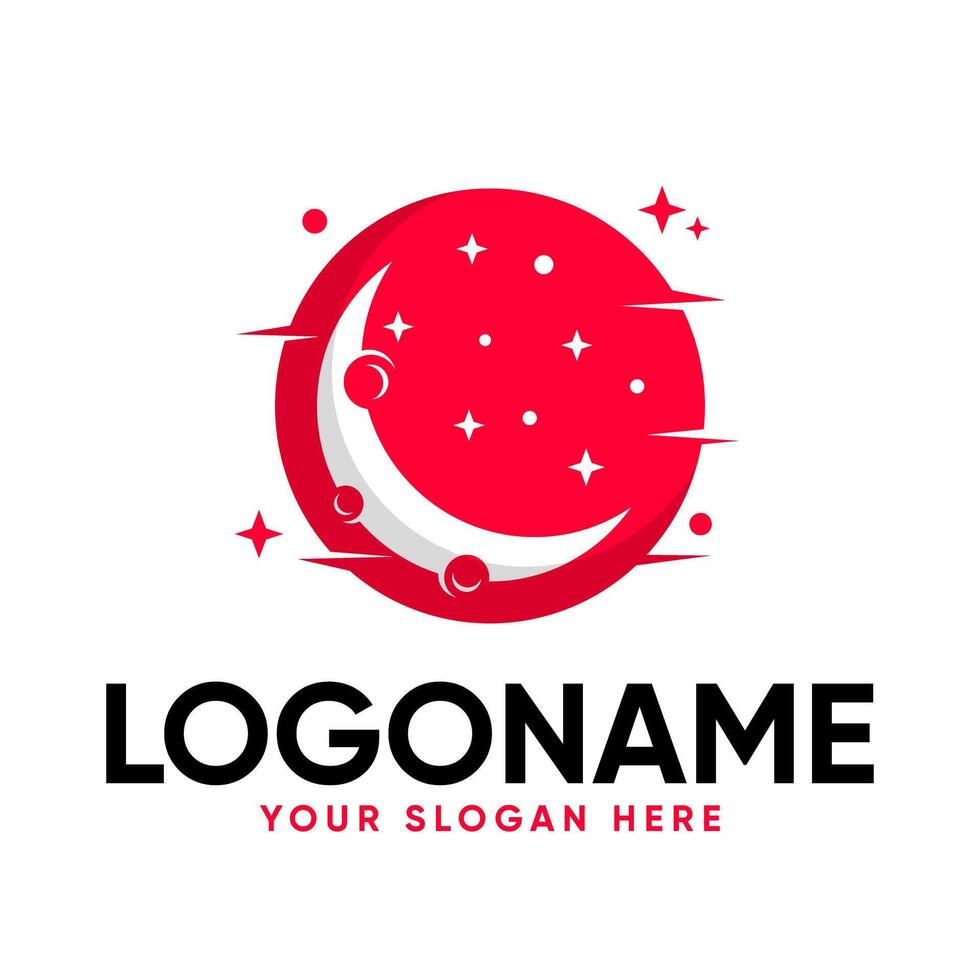 Moon Premium Logo Design vector