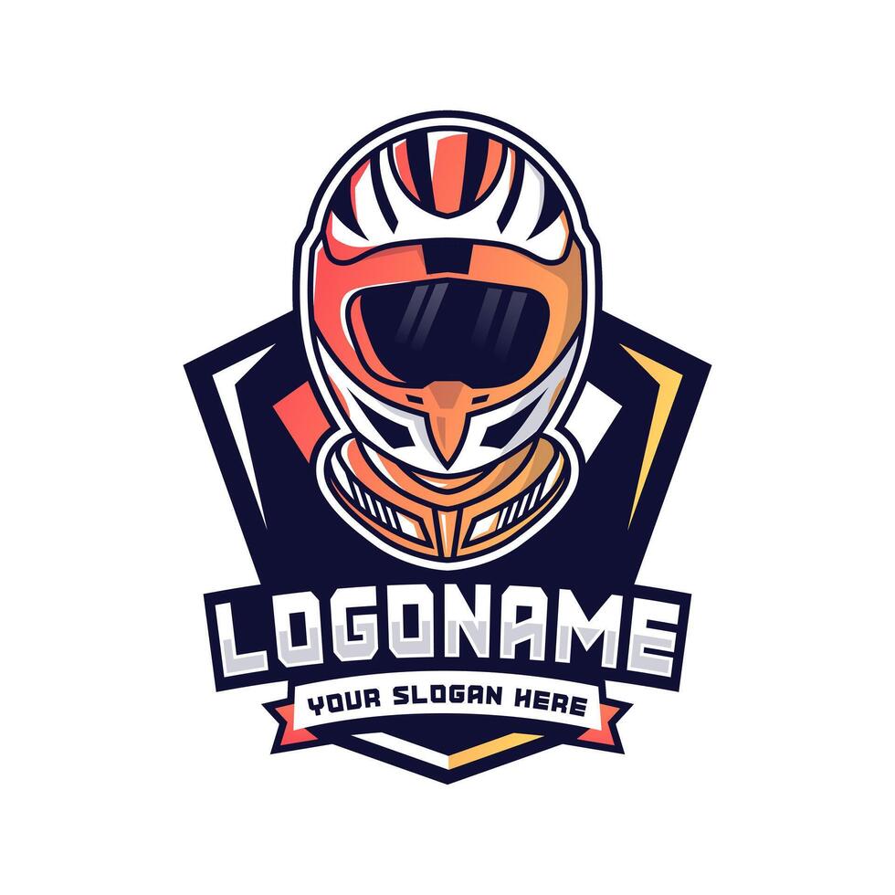 Car racing logo design vector