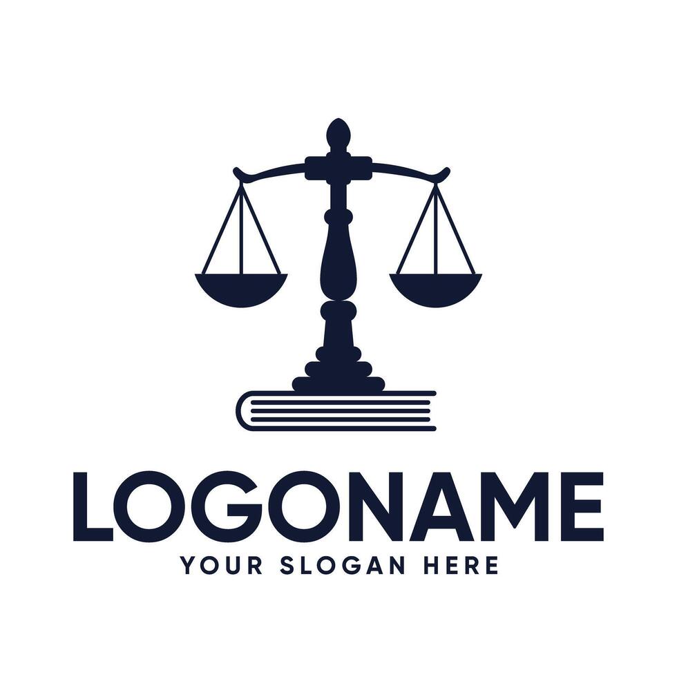 Law logo Design vector
