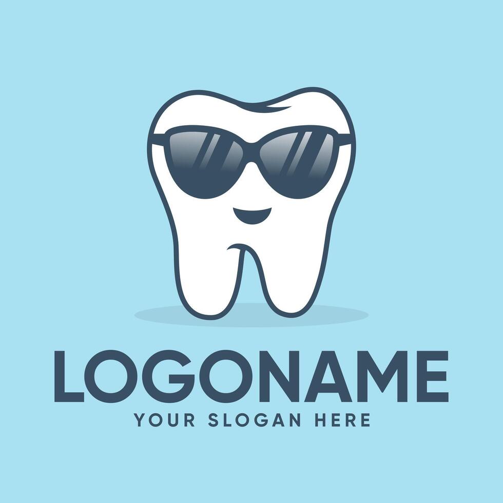 Teeth Mascot Logo Design vector