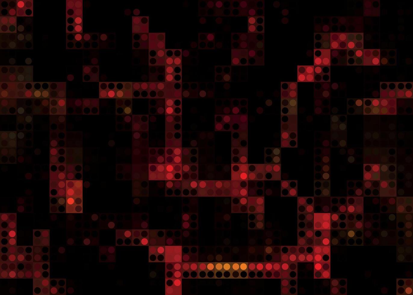 Digital lava flow camo, seamless black orange pattern for your design. Camouflage sporty fiery coloring, modern fabric print. Abstract repeating wallpapers. pixel art texture vector